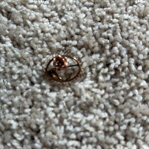 Gold and Rose Brooch